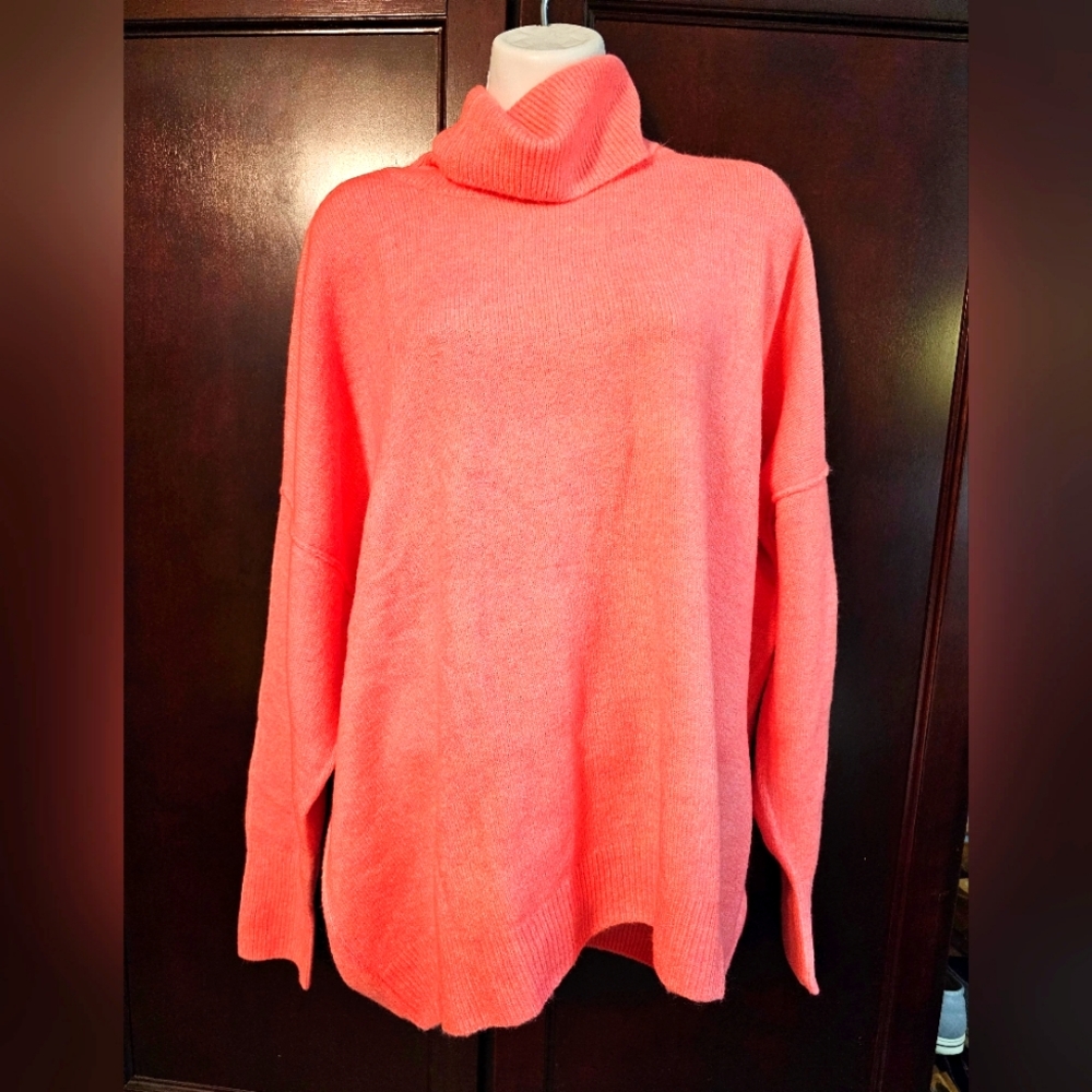 Vince Camuto Pink Sweater Oversized XL - Picture 1 of 12